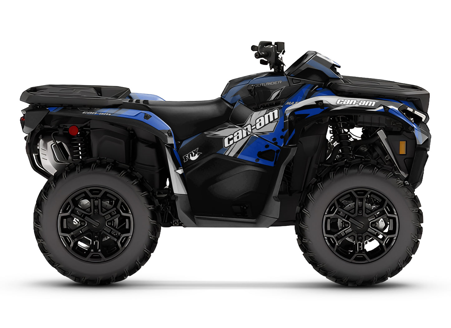 CAN-AM OUTLANDER G3 2025 FULL GRAPHICS KIT "DESTROYER BLUE" DESIGN