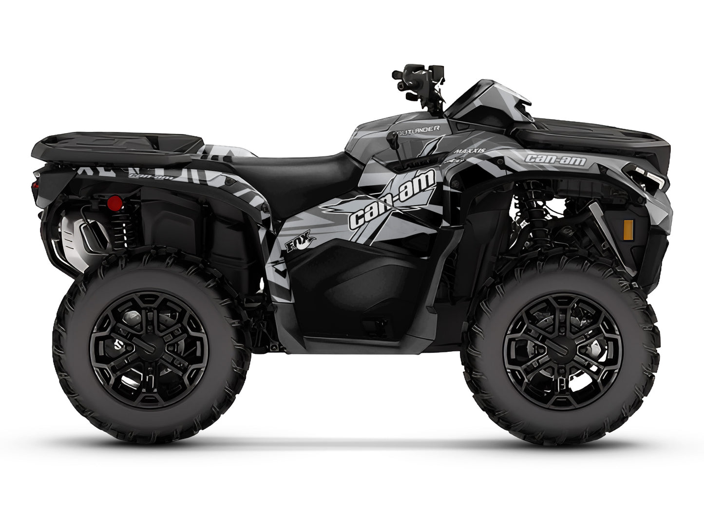 CAN-AM OUTLANDER G3 2025 FULL GRAPHICS KIT "PULSED GREY" DESIGN