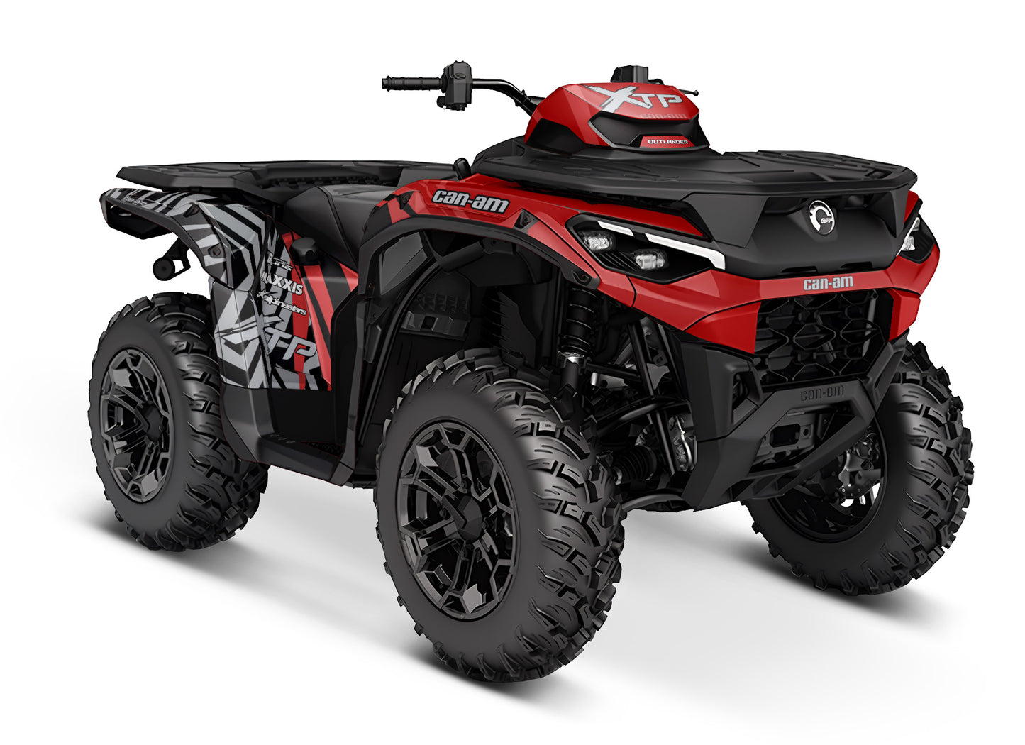 CAN-AM OUTLANDER G3 2025 FULL GRAPHICS KIT "PULSED RED" DESIGN