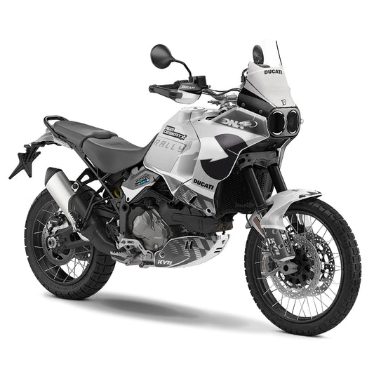 DUCATI DESERT X FULL GRAPHICS KIT ''FACTORED GREY'' DESIGN
