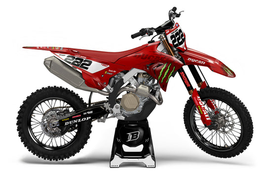 DUCATI DESMO FULL GRAPHICS KIT ''FACTORED'' DESIGN