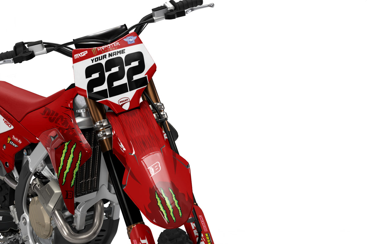 DUCATI DESMO FULL GRAPHICS KIT ''FACTORED'' DESIGN