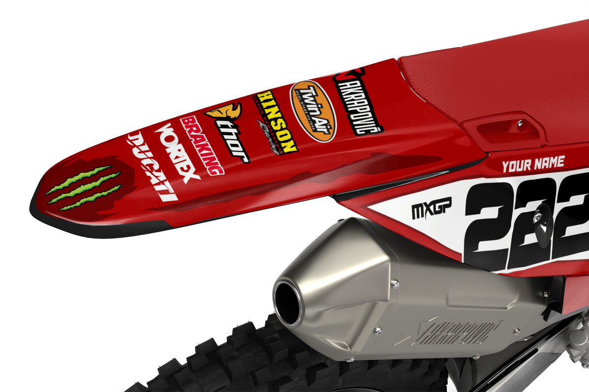 DUCATI DESMO FULL GRAPHICS KIT ''FACTORED'' DESIGN