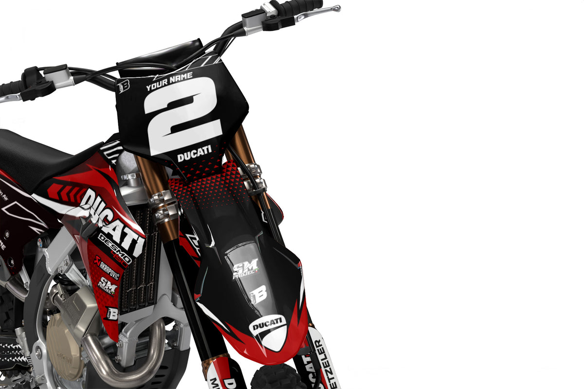 DUCATI DESMO FULL GRAPHICS KIT ''SPECIAL BLACK'' DESIGN