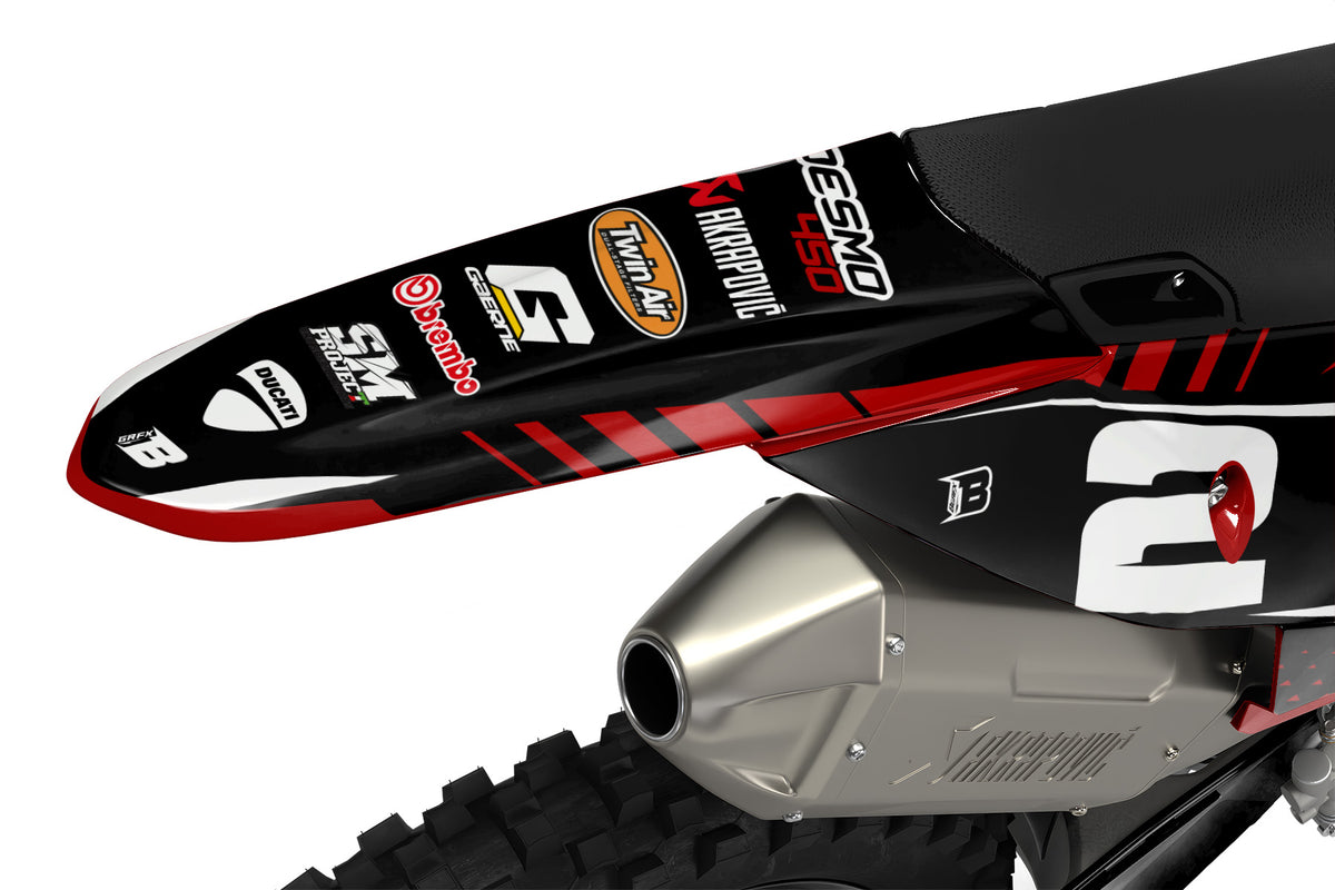 DUCATI DESMO FULL GRAPHICS KIT ''SPECIAL BLACK'' DESIGN