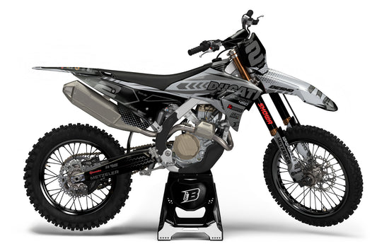 DUCATI DESMO FULL GRAPHICS KIT ''SPECIAL GREY'' DESIGN