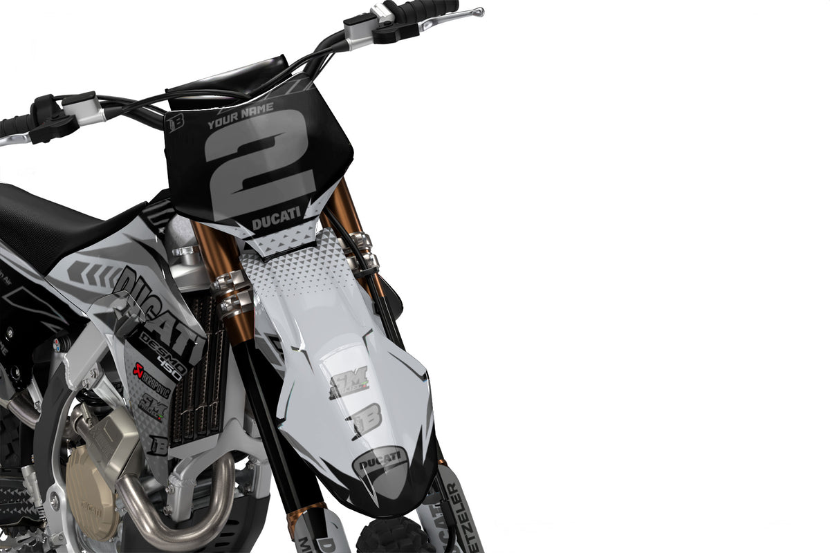 DUCATI DESMO FULL GRAPHICS KIT ''SPECIAL GREY'' DESIGN