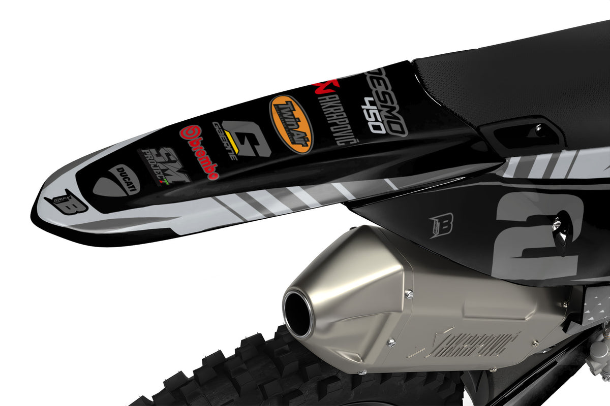 DUCATI DESMO FULL GRAPHICS KIT ''SPECIAL GREY'' DESIGN