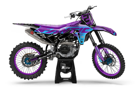 FANTIC FULL GRAPHICS KIT ''SPECIAL PURPLE'' DESIGN