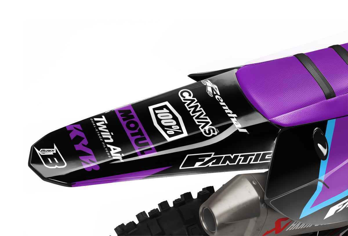 FANTIC FULL GRAPHICS KIT ''SPECIAL PURPLE'' DESIGN – bling graphix