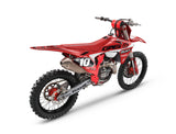 FULL GRAPHICS KIT FOR GASGAS ''STARTED RED'' DESIGN