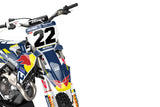 FULL GRAPHICS KIT FOR HUSQVARNA ''FACTORY ONE BLUE'' DESIGN