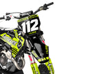 FULL GRAPHICS KIT FOR HUSQVARNA ''FINISH FLUO'' DESIGN