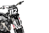 FULL GRAPHICS KIT FOR HUSQVARNA ''FINISH W&B'' DESIGN