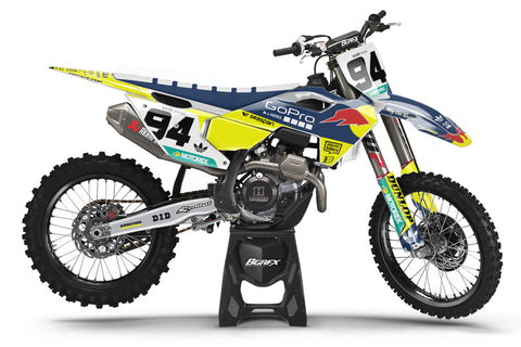 FULL GRAPHICS KIT FOR HUSQVARNA ''RACING EDITION YELLOW'' DESIGN