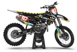 FULL GRAPHICS KIT FOR HUSQVARNA ''PRIME BLACK'' DESIGN