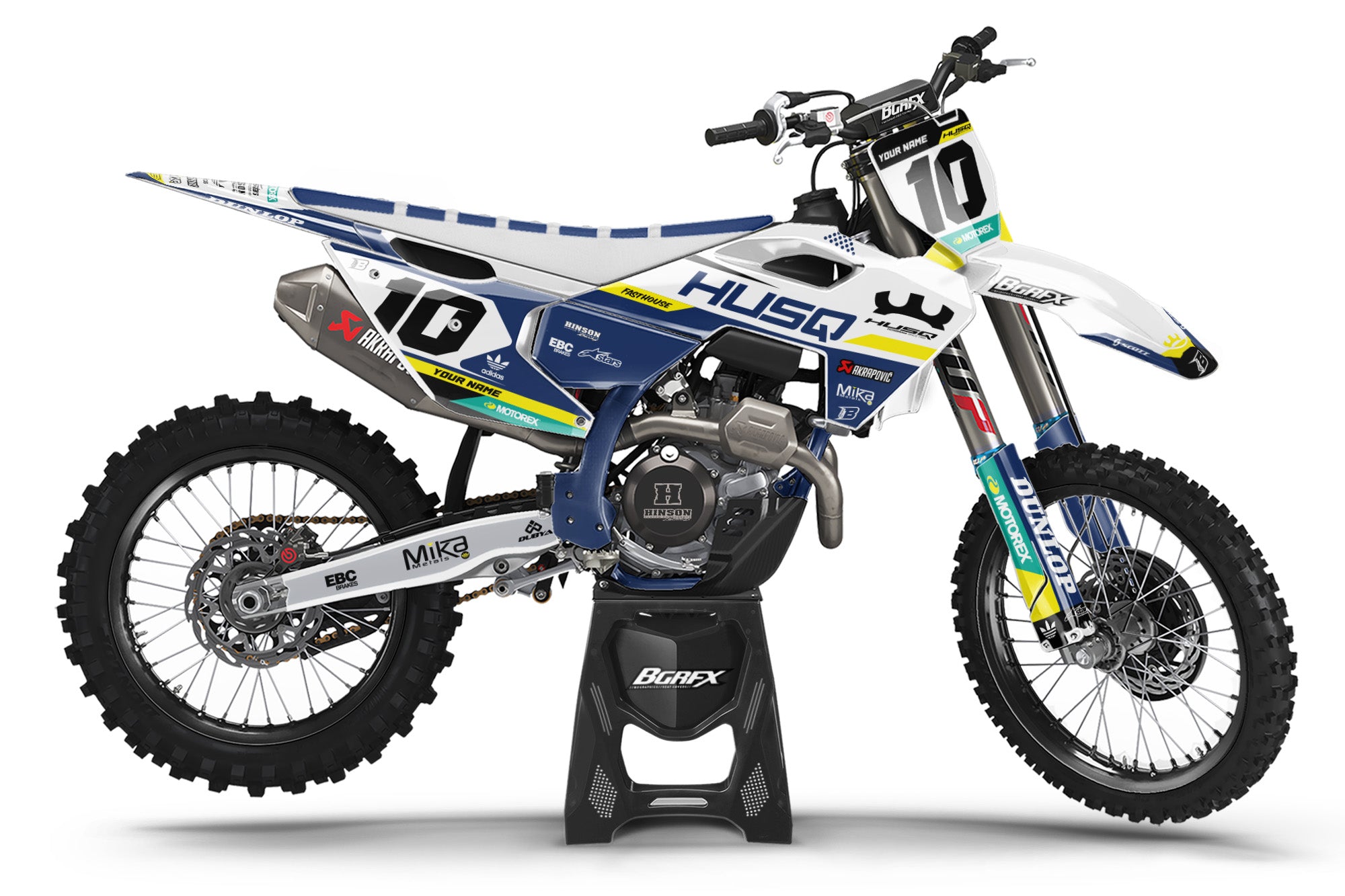 FULL GRAPHICS KIT FOR HUSQVARNA ''PRIME'' DESIGN – bling graphix