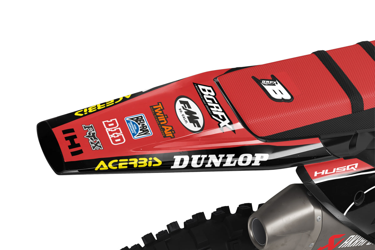 Red Graphix FULL GRAPHICS KIT FOR HUSQVARNA ''RETRO RED'' DESIGN – bling graphix