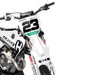 FULL GRAPHICS KIT FOR HUSQVARNA ''STOCKED W&B'' DESIGN