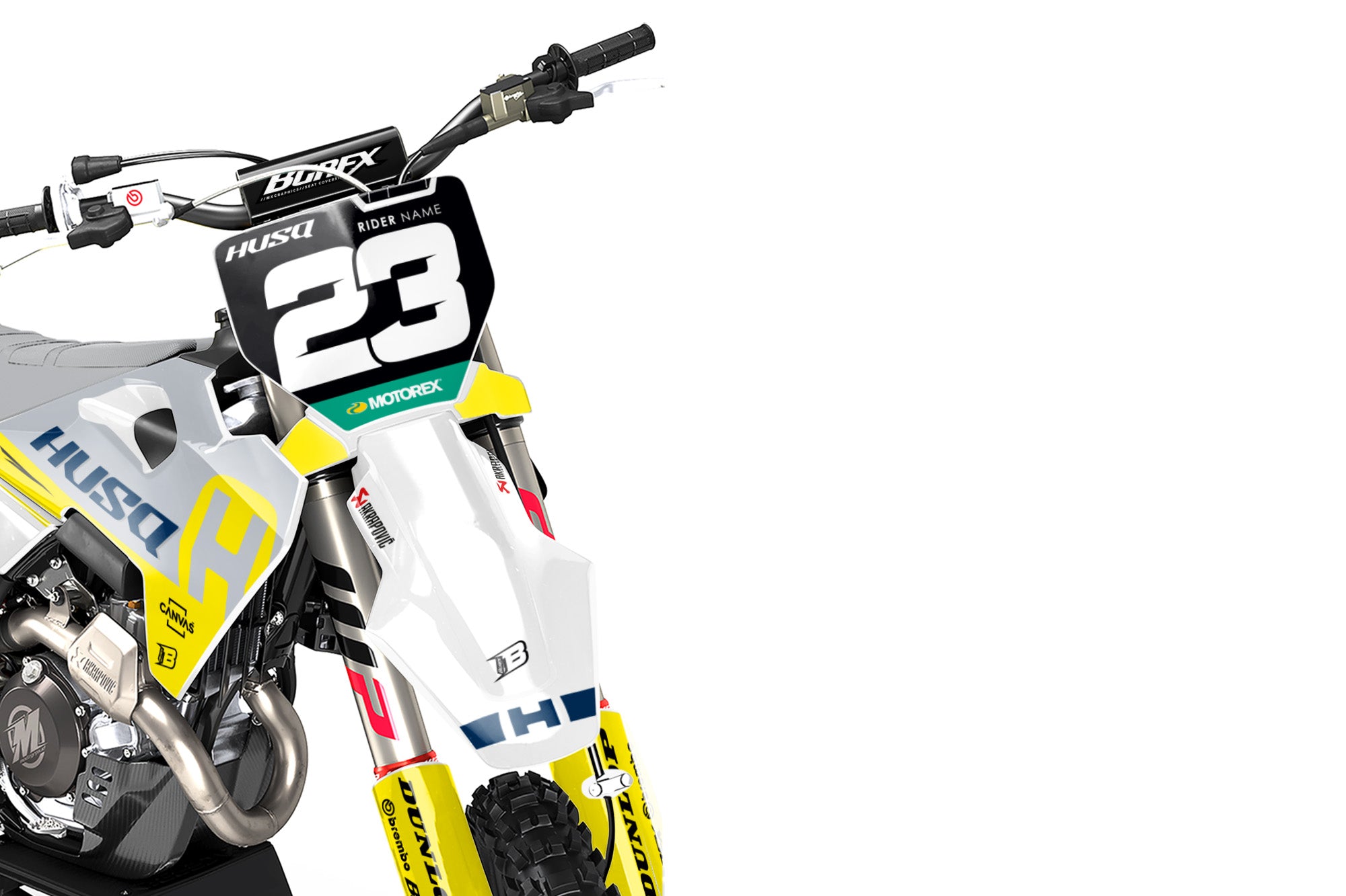 FULL GRAPHICS KIT FOR HUSQVARNA ''STOCKED'' DESIGN – bling graphix