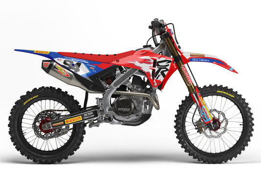 HONDA GRAPHICS KIT ''RETRO 94 BLUE'' DESIGN