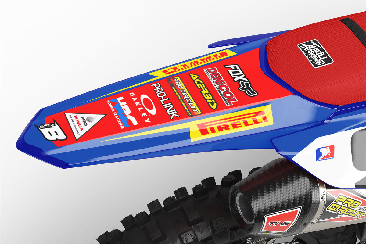 HONDA GRAPHICS KIT ''RETRO 94 BLUE'' DESIGN
