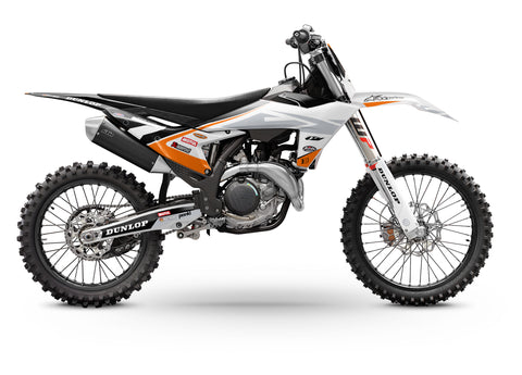 FULL GRAPHICS KIT FOR KTM ''WALLED'' DESIGN