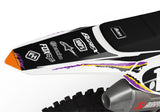 FULL GRAPHICS KIT FOR KTM ''RETRO WHITE'' DESIGN