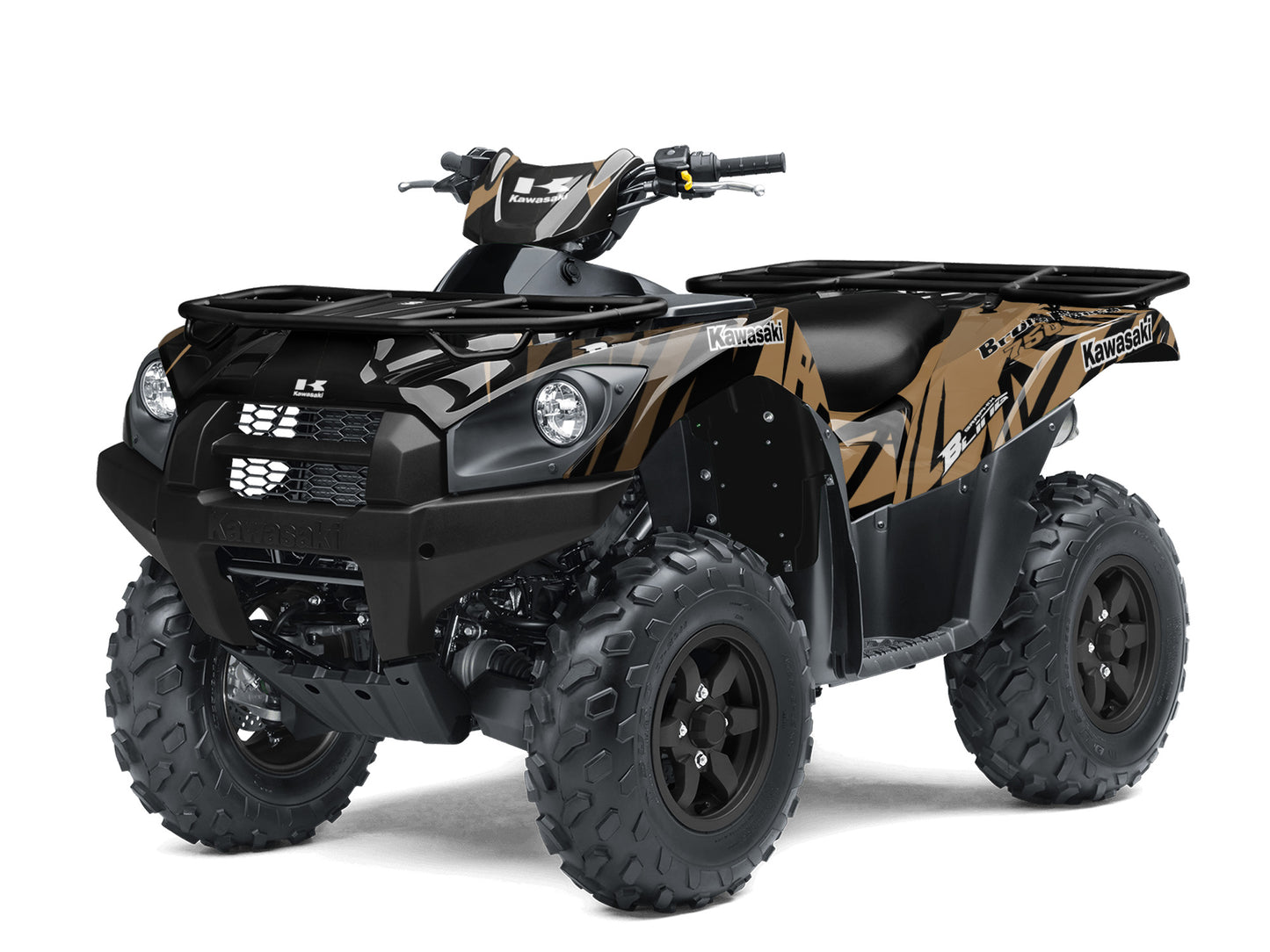 KAWASAKI BRUTE FORCE 750 FULL GRAPHICS KIT ''PULSED SAND'' DESIGN