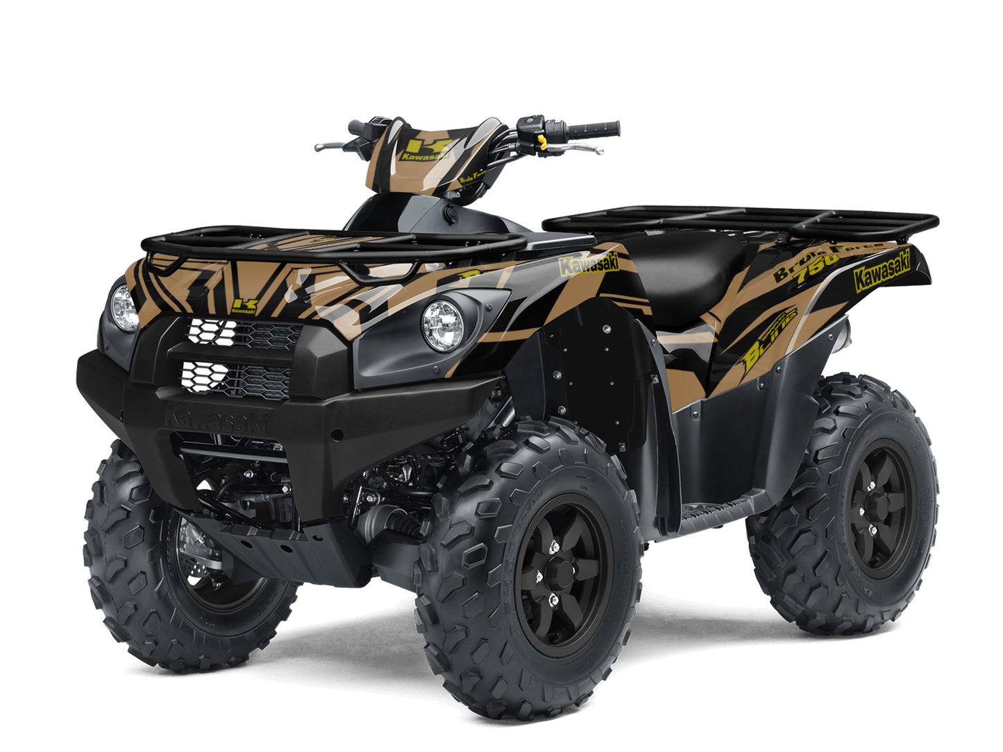 KAWASAKI BRUTE FORCE 750 FULL GRAPHICS KIT ''TOOLED MUD'' DESIGN