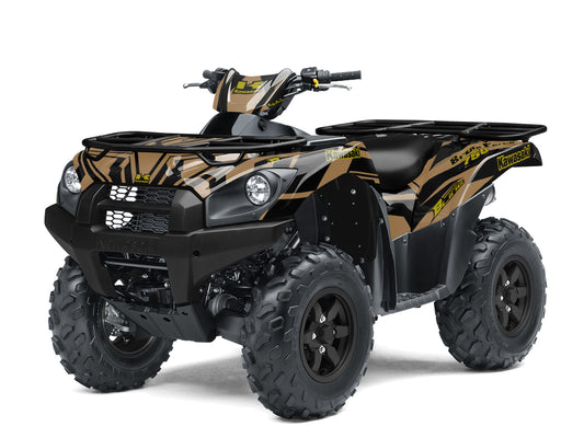 KAWASAKI BRUTE FORCE 750 FULL GRAPHICS KIT ''TOOLED MUD'' DESIGN