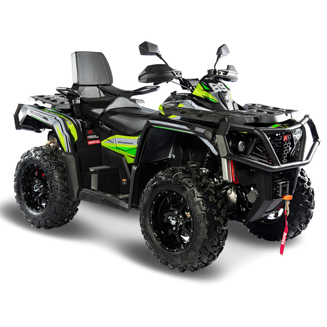 AODES ODES PATHCROSS 650 800 1000 FULL GRAPHICS KIT ''SHARPED LIME GREEN'' DESIGN