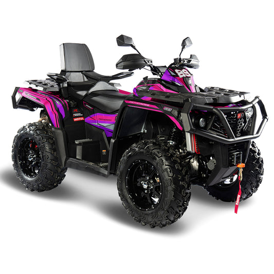 AODES ODES PATHCROSS 650 800 1000 FULL GRAPHICS KIT ''SHARPED PINK'' DESIGN