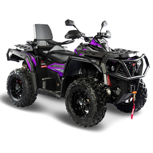 AODES ODES PATHCROSS 650 800 1000 FULL GRAPHICS KIT ''SHARPED PURPLE'' DESIGN