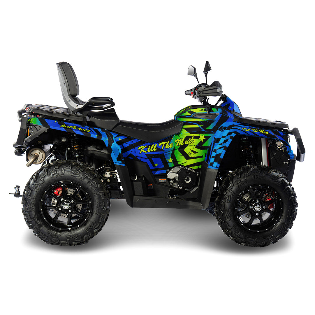 AODES ODES PATHCROSS 650 800 1000 FULL GRAPHICS KIT ''ZEBRA BLUE'' DESIGN