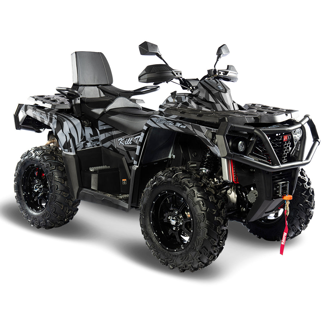 AODES ODES PATHCROSS 650 800 1000 FULL GRAPHICS KIT ''ZEBRA GREY'' DESIGN