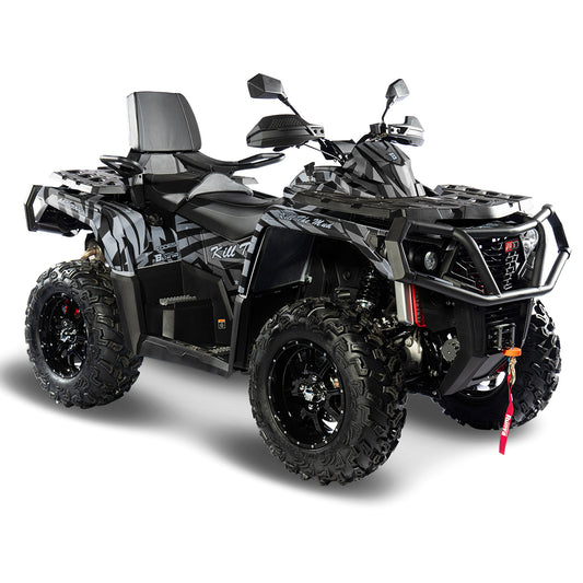 AODES ODES PATHCROSS 650 800 1000 FULL GRAPHICS KIT ''ZEBRA GREY'' DESIGN