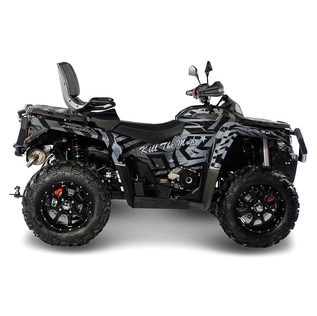 AODES ODES PATHCROSS 650 800 1000 FULL GRAPHICS KIT ''ZEBRA GREY'' DESIGN