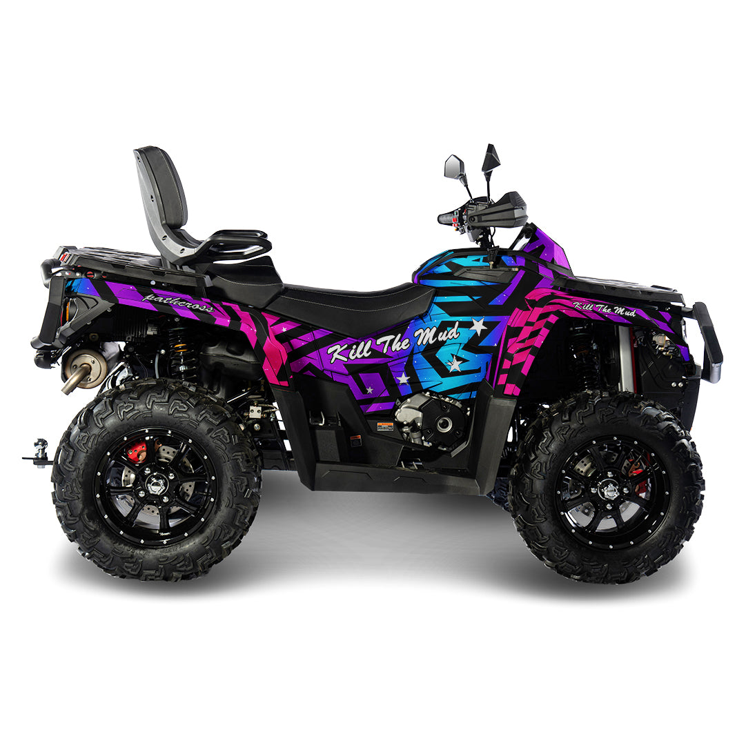 AODES ODES PATHCROSS 650 800 1000 FULL GRAPHICS KIT ''ZEBRA PINK'' DESIGN