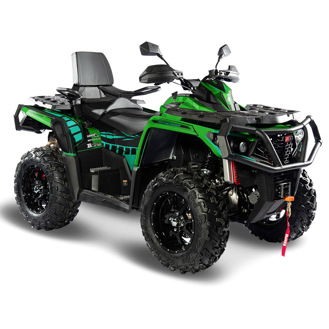 AODES ODES PATHCROSS 650 800 1000 FULL GRAPHICS KIT ''STRIPE GREEN'' DESIGN