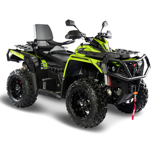 AODES ODES PATHCROSS 650 800 1000 FULL GRAPHICS KIT ''STRIPE LIME GREEN'' DESIGN