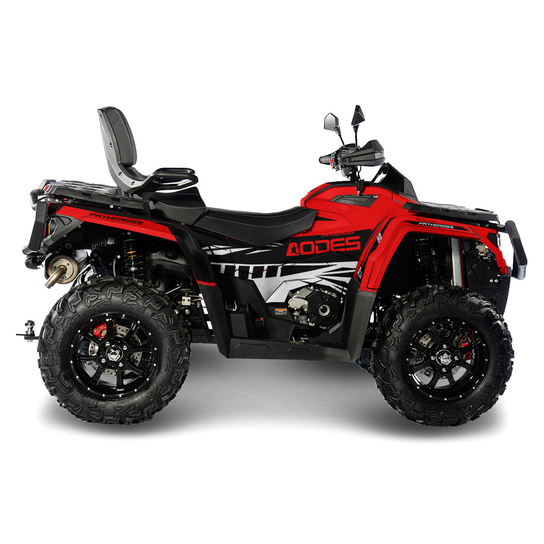 AODES ODES PATHCROSS 650 800 1000 FULL GRAPHICS KIT ''STRIPE RED'' DESIGN