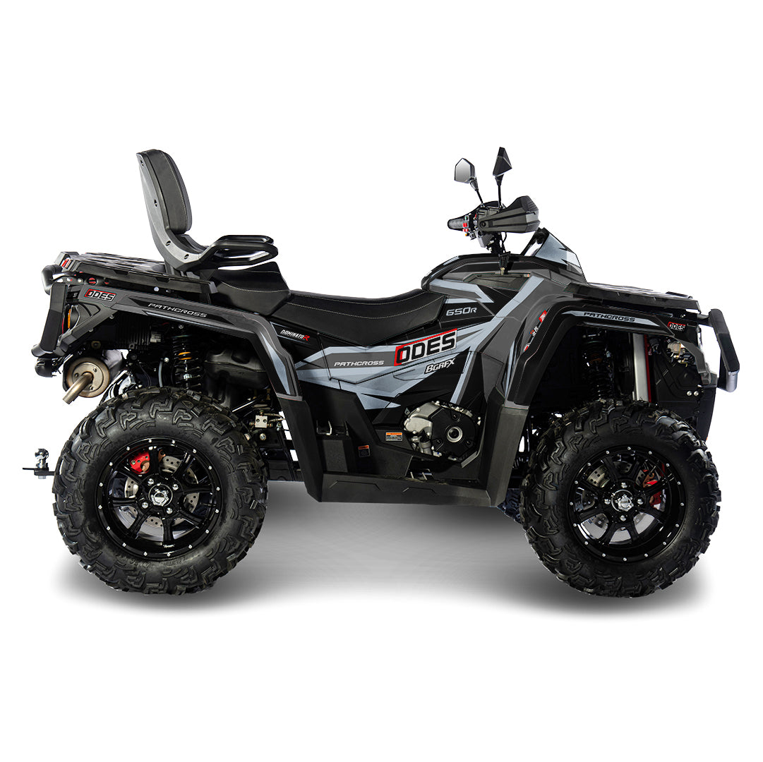 AODES ODES PATHCROSS 650 800 1000 FULL GRAPHICS KIT ''SHARPED GREY'' DESIGN