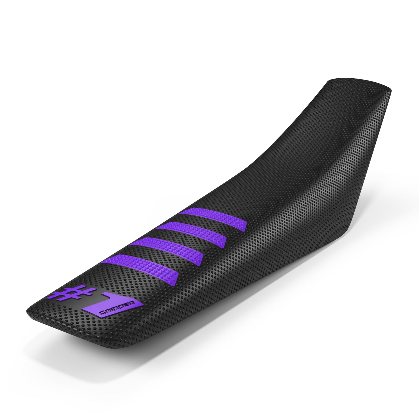 Seat Cover - RIBBED - Black/Purple