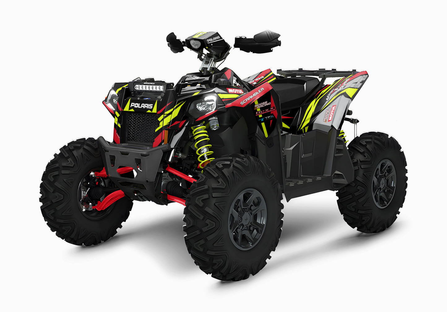 POLARIS SCRAMBLER XP 850-1000 FULL GRAPHICS KIT "FACTORED" DESIGN