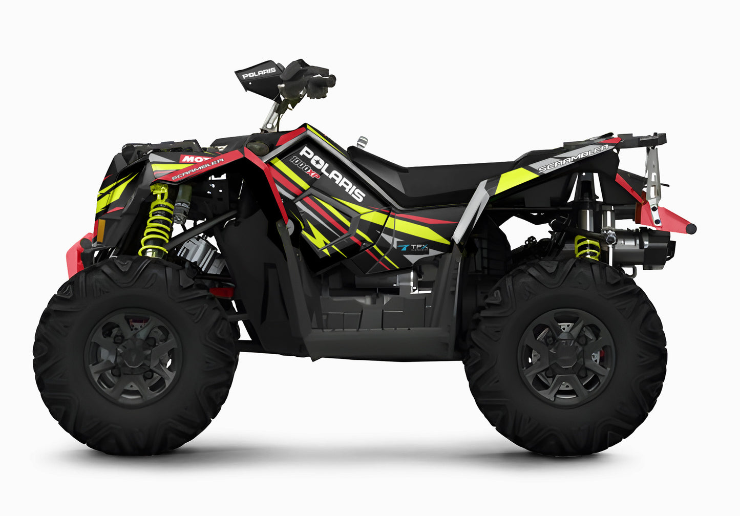 POLARIS SCRAMBLER XP 850-1000 FULL GRAPHICS KIT "FACTORED" DESIGN