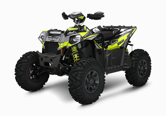 POLARIS SCRAMBLER XP 850-1000 FULL GRAPHICS KIT "HIGHCORE GREY" DESIGN