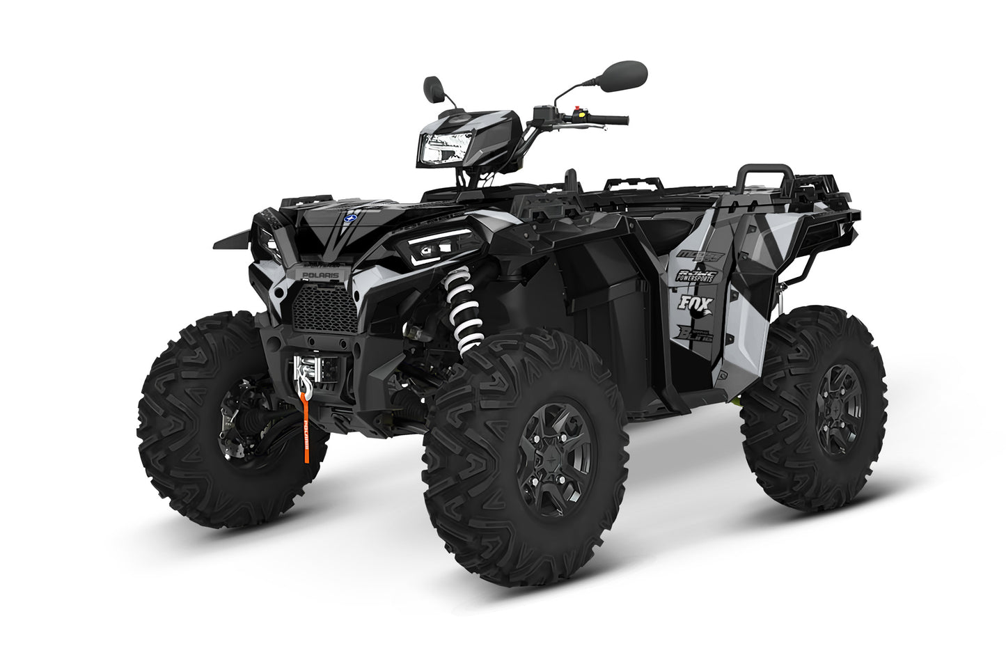 POLARIS SPORTSMAN XP 850-1000 FULL GRAPHICS KIT "ATTACK GREY" DESIGN