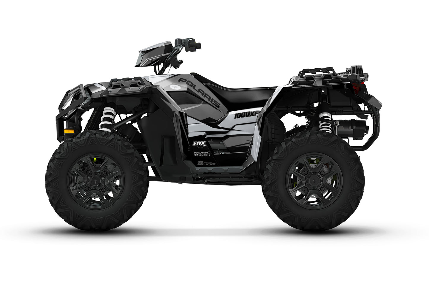 POLARIS SPORTSMAN XP 850-1000 FULL GRAPHICS KIT "ATTACK GREY" DESIGN