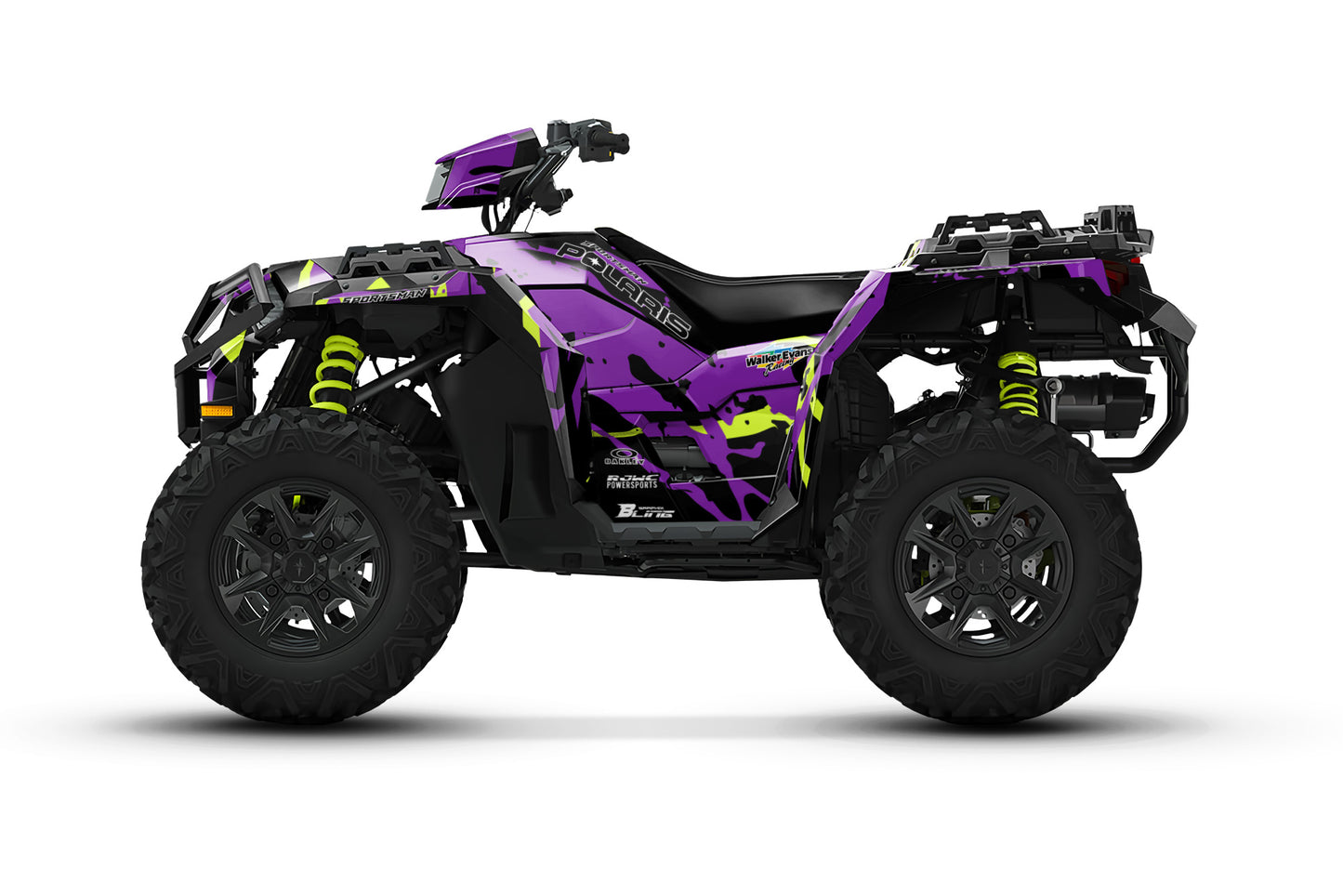 POLARIS SPORTSMAN XP 850-1000 FULL GRAPHICS KIT "CAMED PURPLE" DESIGN